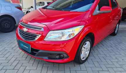 Chevrolet prisma sed. lt 1.0 8v flexpower 4p  - vermelha - 2014/2014