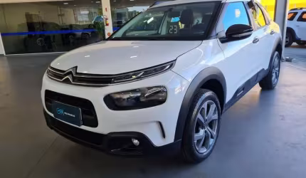Citroën c4 cactus feel 1.6 16v flex aut.  - branca - 2022/2023