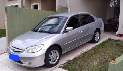 É pra levar! civic 2005 lxl - 1.7 16v - automático. impecável