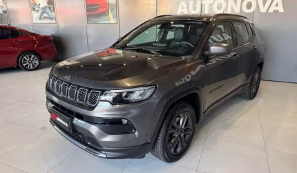 Jeep compass long. t270 1.3 tb 4x2 flex aut.  - cinza - 2021/2022