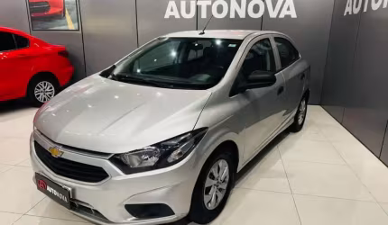 Chevrolet onix joy hatch 1.0 8v flex 5p mec.  - prata - 2019/2020