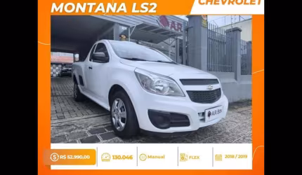 Chevrolet montana ls2 2019 branca