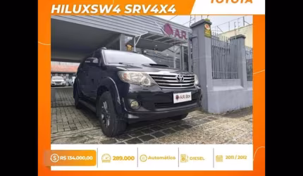Toyota hiluxsw4 srv4x4 2012 preto