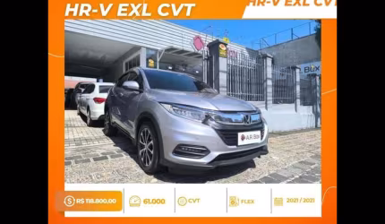 Honda hr-v exl cvt 2021 prata