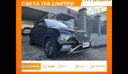 Hyundai creta 1ta limited 2024 preto