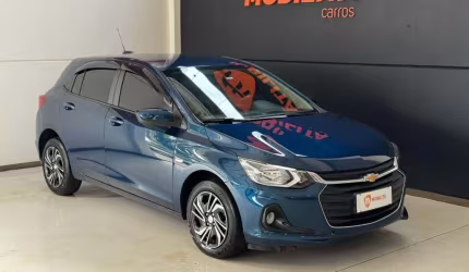 Chevrolet onix hatch lt 1.0 12v flex 5p mec.  - azul - 2024/2024