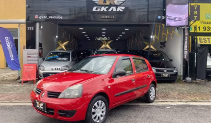 Clio unico dono km baixissimo! lt 1.0  vidro eletrico trava eletrica ar condicionado direção hidraul