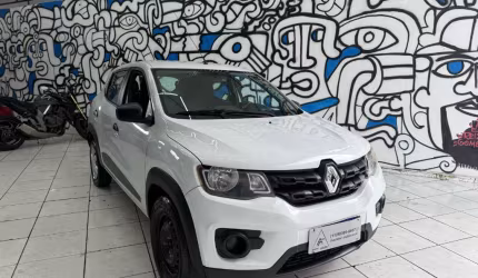 Renault kwid 1.0 flex - completo - excelente para aplicativo - impecável