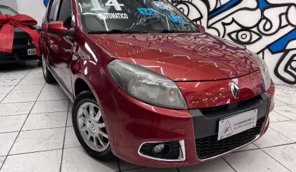 Renault sandero 1.6 flex - automático - baixo km - completo! cautelar aprovado!