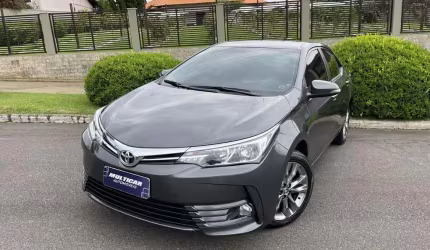 Toyota corolla xei 2.0 flex 16v aut.  - cinza - 2018/2019