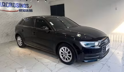 Audi a3 sportback 1.4 tfsi s-tronic  - preta - 2013/2014