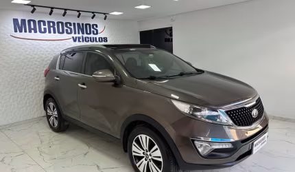 Kia sportage ex 2.0 aut. com teto solar - marrom - 2014/2015