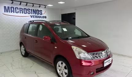 Nissan livina sl 1.8 flex fuel aut.  - vermelha - 2011/2012