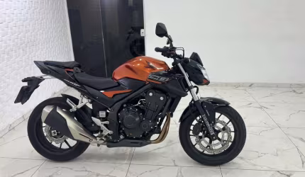 Honda cb 550 four cb 500f com apenas 11.000km - laranja - 2020/2021