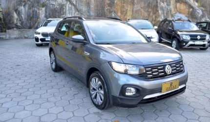 Volkswagen t-cross comfortline 200 1.0 tsi at (teto solar) - cinza - 2019/2020