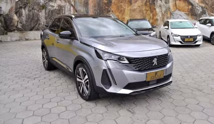 Peugeot 3008 griffe 1.6 thp at  - prata - 2021/2022