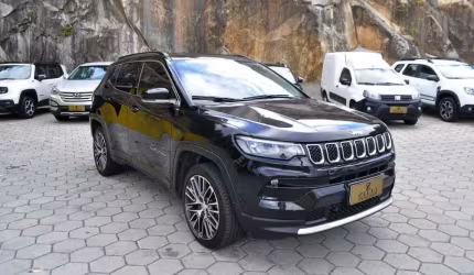 Jeep compass limited t270 1.3 turbo at - preta - 2021/2022