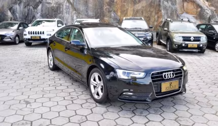 Audi a5 sportback 1.8 tfsi at  - preta - 2014/2015