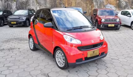 Smart fortwo coupé 1.0 at - vermelha - 2011/2012
