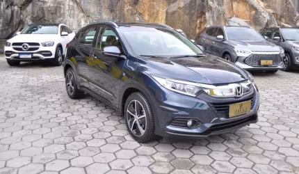 Honda hr-v ex 1.8 cvt - azul - 2019/2020