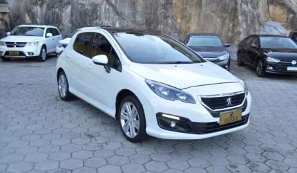 Peugeot 308 allure 1.6 mt  - branca - 2015/2016