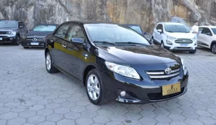 Toyota corolla gli 1.8 at  - preta - 2009/2010