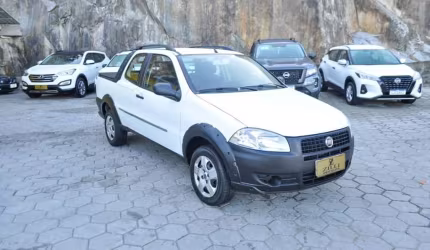 Fiat strada working cd 1.4 mt - branca - 2012/2013