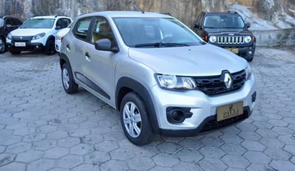 Renault kwid zen 1.0 mt  - prata - 2018/2019