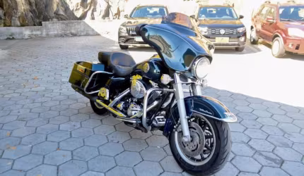 Harley davidson road king ultra classic flhrc - verde - 2001/2001