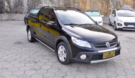 Volkswagen saveiro cross 1.6 ce mt  - preta - 2011/2011