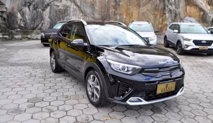 Kia stonic sx 1.0 turbo at (híbrido) - preta - 2022/2022