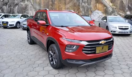 Chevrolet montana premier 1.2 turbo at  - vermelha - 2023/2023