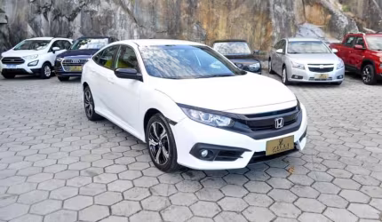 Honda civic sport 2.0 at  - branca - 2019/2019