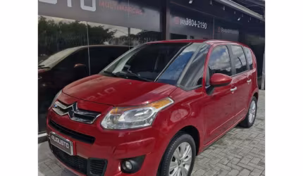 Citroën c3 picasso glx 1.5 flex 8v 5p mec.  - vermelha - 2013/2014