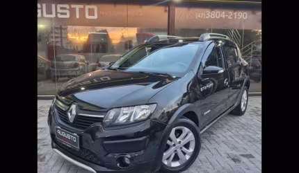 Renault sandero step. easy r h-power 1.6 8v  - preta - 2015/2016