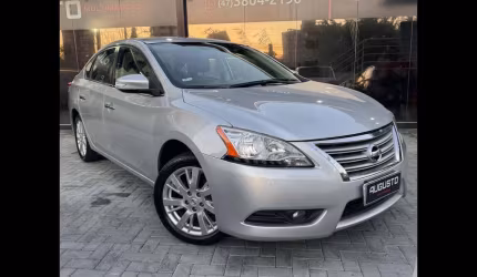 Nissan sentra sl 2.0/ 2.0 flex fuel 16v aut.  - prata - 2014/2015
