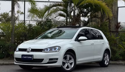 Vw golf tsi 2014 com teto e banco de alcantra 
