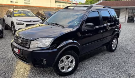 Ford ecosport xlt 2.0/ 2.0 flex 16v 5p aut.  - preta - 2010/2011