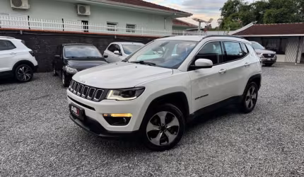 Jeep compass longitude 2.0 4x2 flex 16v aut.  - branca - 2018/2018