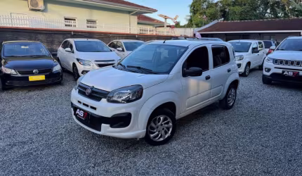 Fiat uno attractive 1.0 fire flex 8v 5p  - branca - 2021/2021