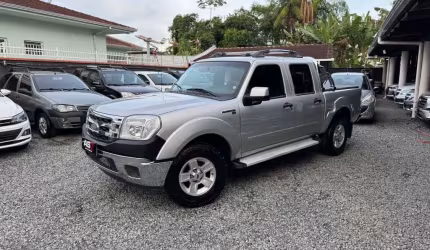 Ford ranger xlt 2.3 16v 150cv cd repower.  - prata - 2010/2011