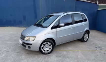 Fiat idea elx 1.4 mpi fire flex 8v 5p  - prata - 2006/2007