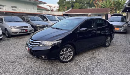 Honda city sedan lx 1.5 flex 16v 4p aut.  - preta - 2014/2014