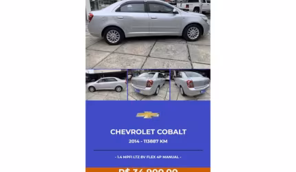 Chevrolet cobalt 2014 1.4 mpfi ltz 8v flex 4p manual