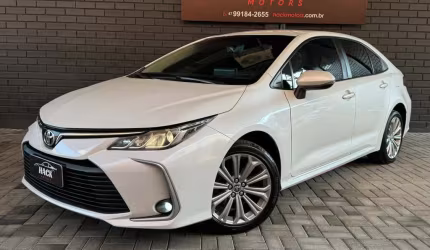 Toyota corolla xei 2.0 flex 16v aut.  - branca - 2021/2022