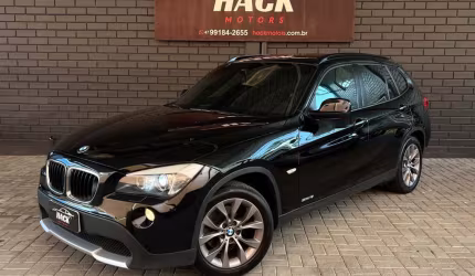 Bmw x1 sdrive 18i 2.0 16v 4x2 aut.  - preta - 2011/2011