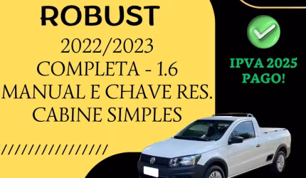 Saveiro robust 1.6 completa 2022/2023