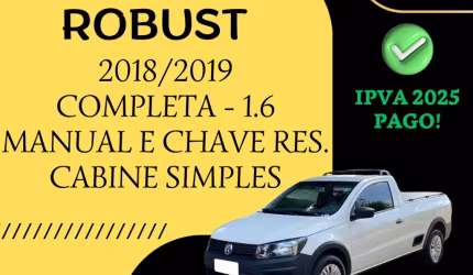 Saveiro robust 1.6 completa 2018/2019