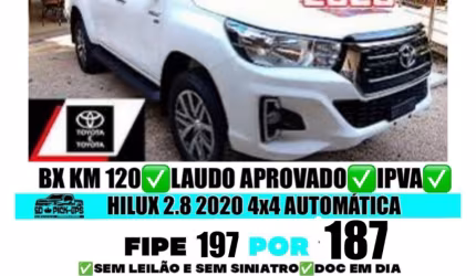 Hilux 2.8 turbo diesel 4x4 automática