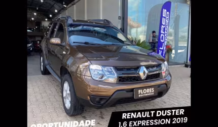 Renault duster expression 1.6 flex 16v aut.  - marrom - 2018/2019